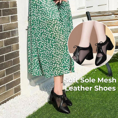 Barfusschweiz® - Weiche Sohle Mesh Leder Schuhe