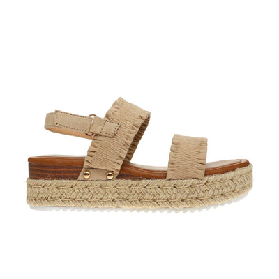 Barfusschweiz® - Espadrille Wedge Tan