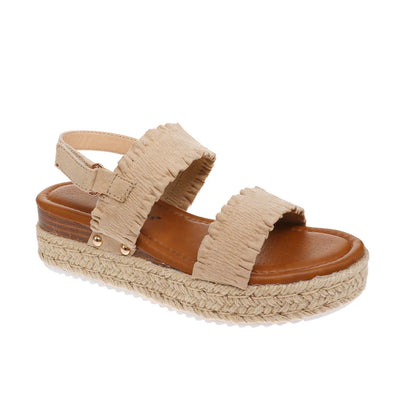 Barfusschweiz® - Espadrille Wedge Tan