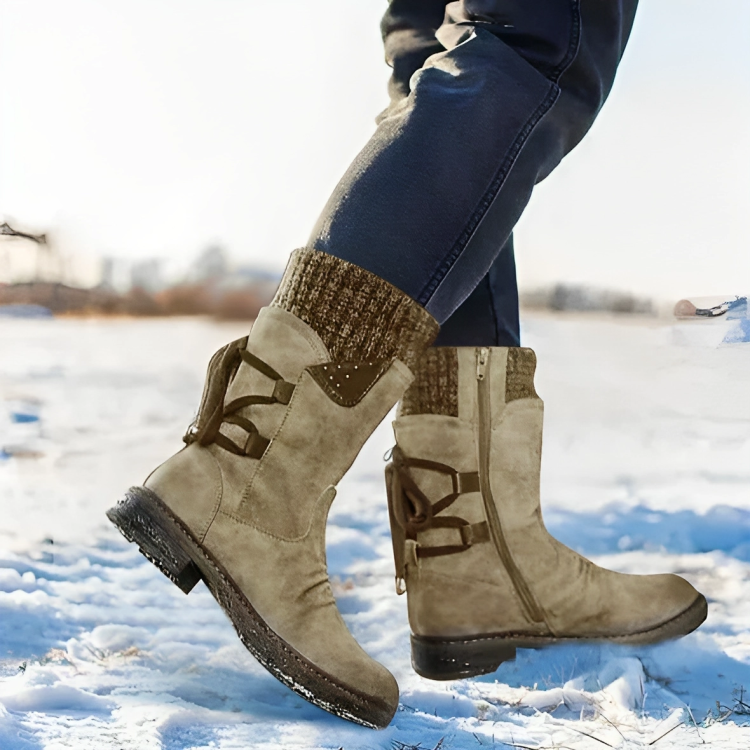 Barfusschweiz® - Winterstiefel mit mittlerer Wade