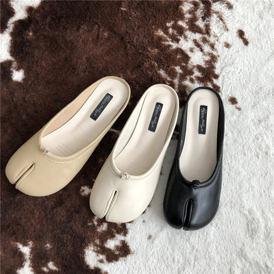 Barfusschweiz® - Bequeme Flats aus Mikrofaserleder