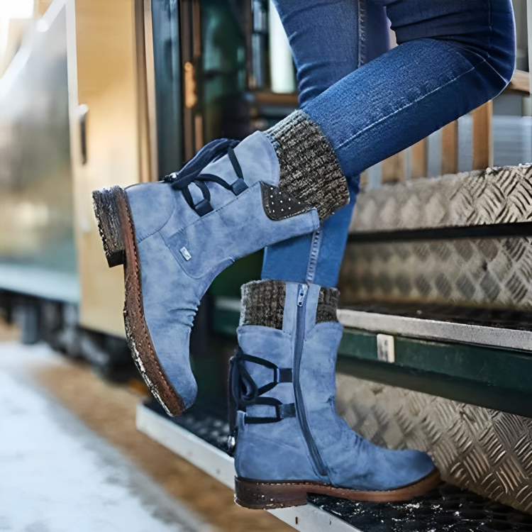 Barfusschweiz® - Winterstiefel mit mittlerer Wade