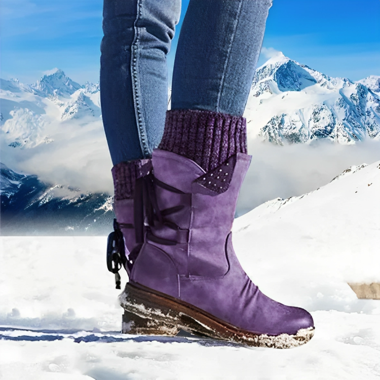 Barfusschweiz® - Winterstiefel mit mittlerer Wade