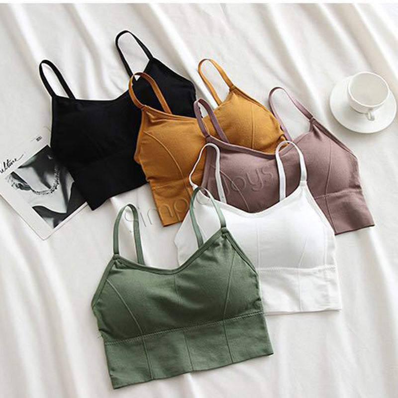 Bralette de soutien-gorge supérieur à tube sans fil avec rembourrage amovible