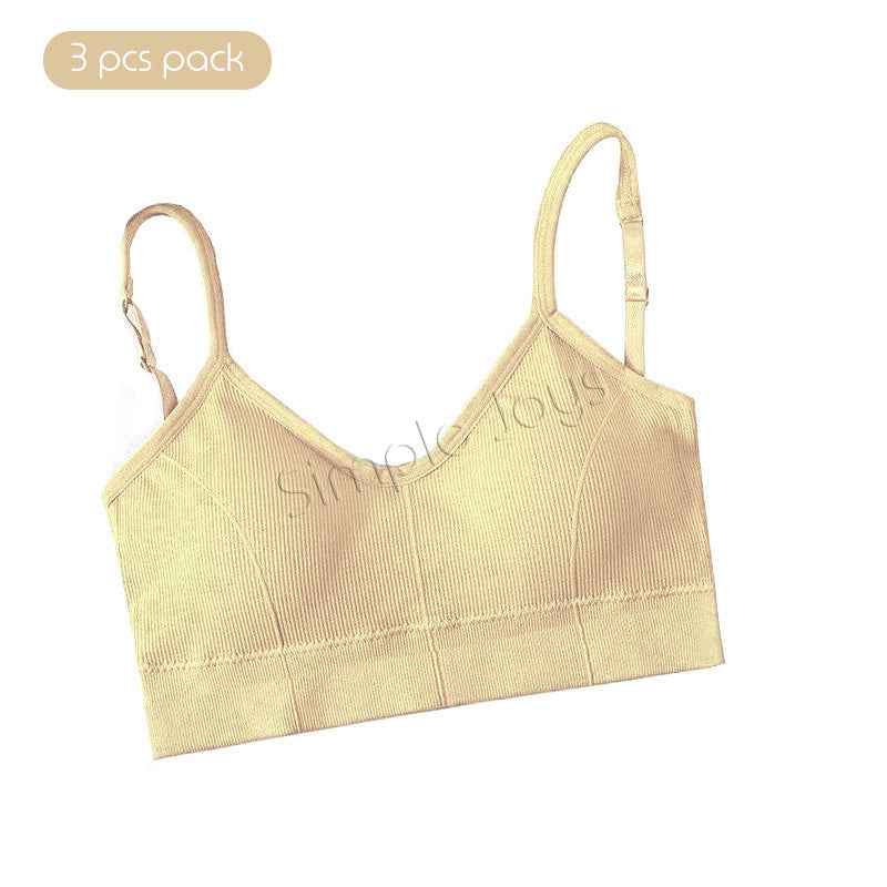 Bralette de soutien-gorge supérieur à tube sans fil avec rembourrage amovible