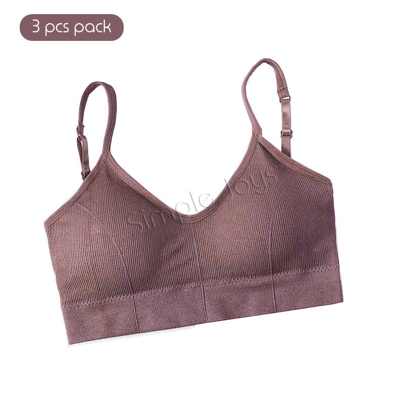 Bralette de soutien-gorge supérieur à tube sans fil avec rembourrage amovible