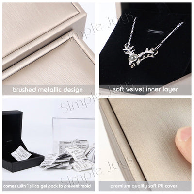 [3 PCS Bundle] Boîte-cadeau de bijoux premium