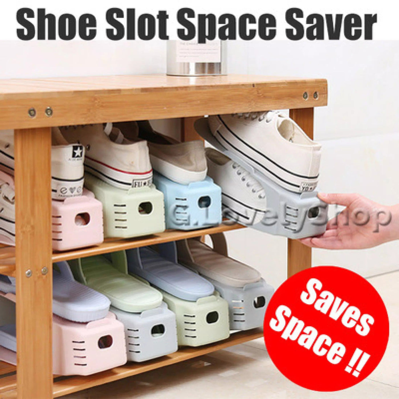 [Boulequin de 10] Space Slot Saver Saver Organizer Stacker