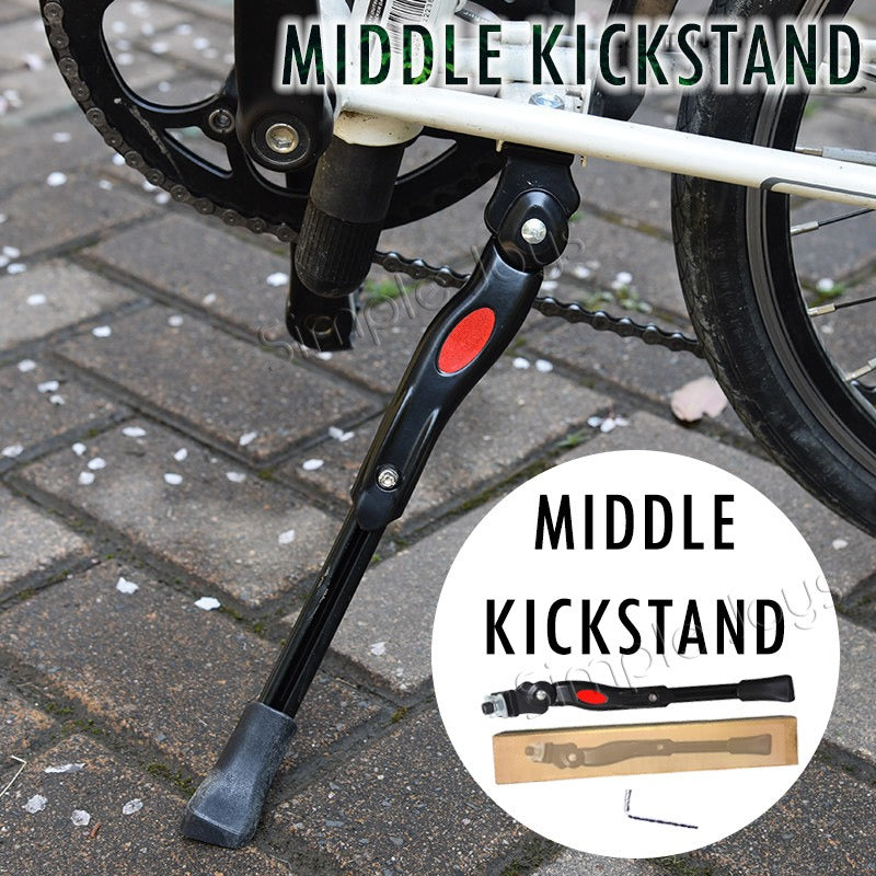 Bicycle Kickstand Adjustable Center Or Rear Mount Bike Stand