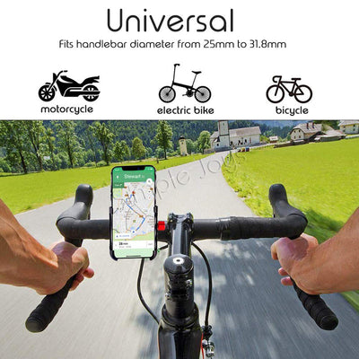 PROMEND Bicycle Phone Stand Bike Holder Mount Durable Aluninium Alloy