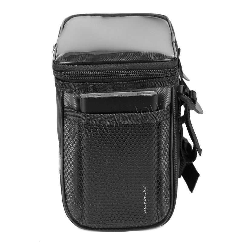 Sac avant de vélo compact pour guidon avec accessoires de vélo de fenêtre transparent