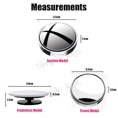 Miroir aveugle grand angle de vue arrière convexe pour la voiture