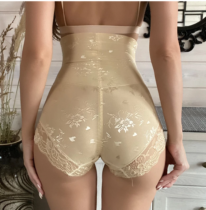 Pantise Shaper à fermeture éclair en dentelle