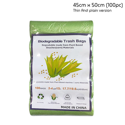 50pcs / 100pcs Sac poubelle biodégable