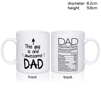 Cadeau des pères cadeau en céramique tasse de café super cadeau pour papa!