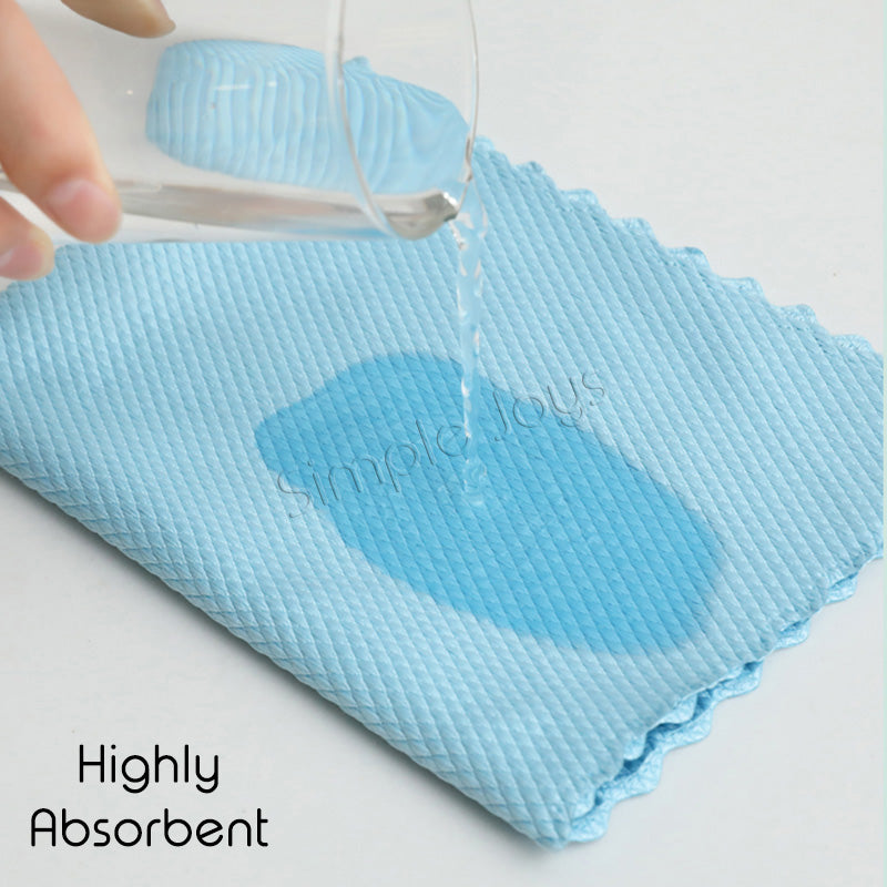 Fish Scale Microfiber Kitchen Towel essuyage du chiffon de nettoyage idéal pour le polissage