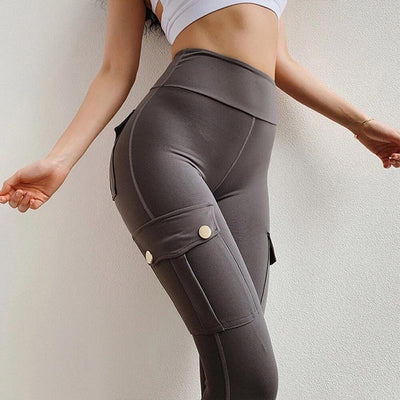 Leggings de fret avec une taille élevée