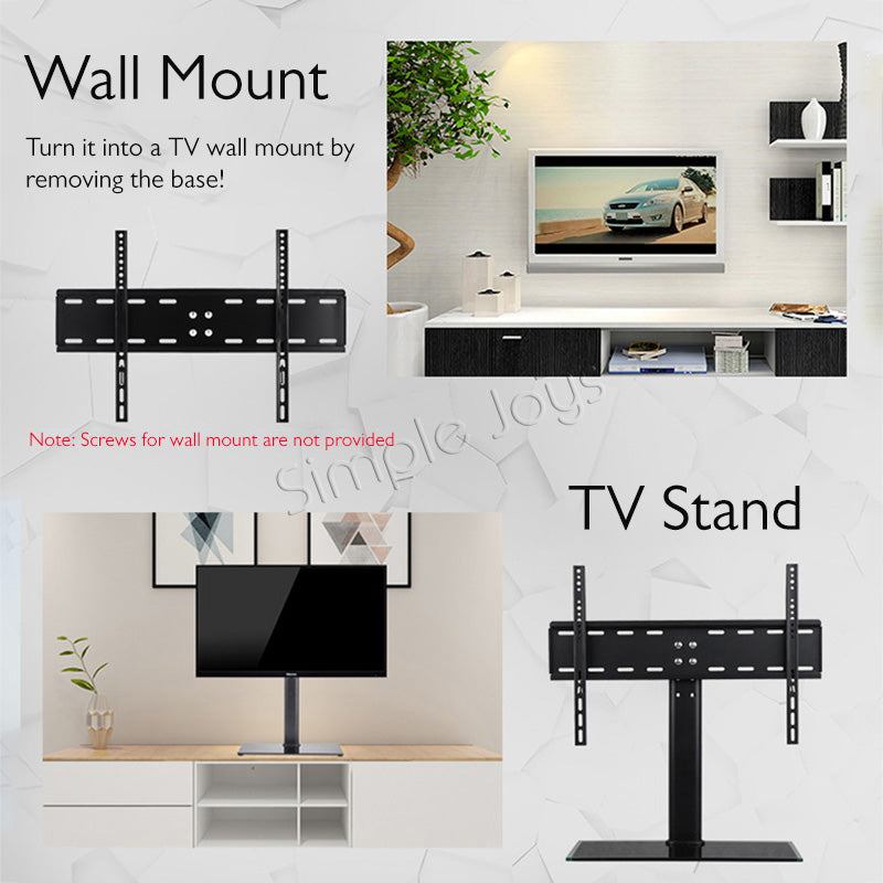 TV stand Universal Mur Mount sur la table ou la console pour 26-65 pouces Vesa