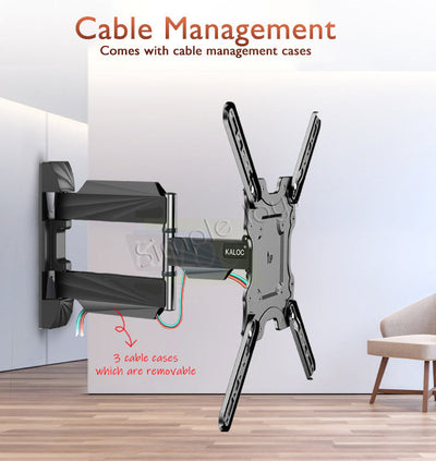 Full Motion Swivel TV Wall Mount Bracket For 32-55 Inch