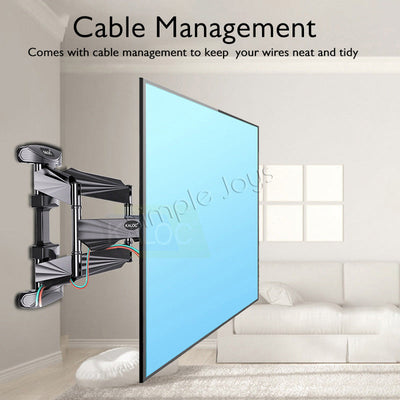 Full Motion Swivel TV Wall Mount Bracket For 40-85 Inch