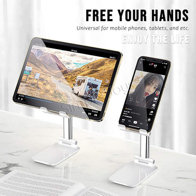 Support de téléphone pliable pour le support iPad de tablette avec un angle réglable