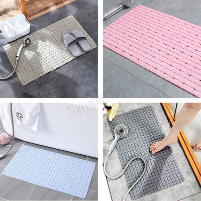 Non-slip Shower Mat Bathroom Mat with Suction Cups and Drain Holes Anti-slip Bathtub Mat