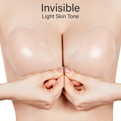 Stick adhésif en silicone de soutien-gorge collant invisible sur Nubra (teint)