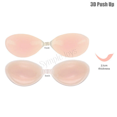 Stick adhésif en silicone de soutien-gorge collant invisible sur Nubra (teint)