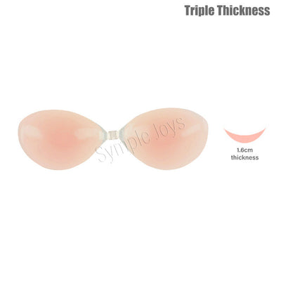 Stick adhésif en silicone de soutien-gorge collant invisible sur Nubra (teint)