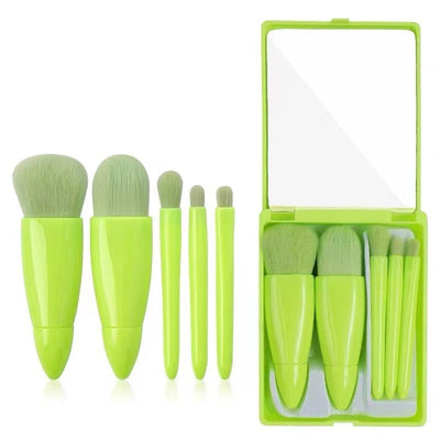 Fluffy Mirror Makeup Pinsel Set