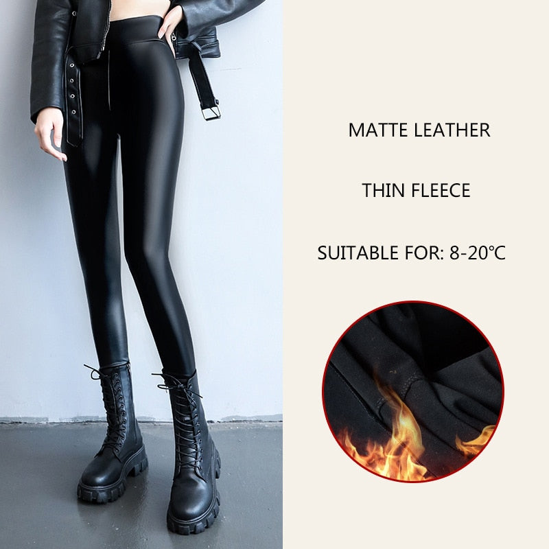 Legging en cuir de mode d'été