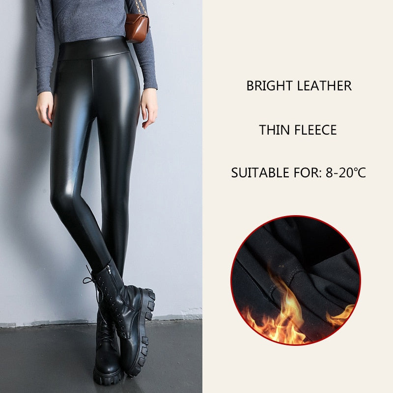 Legging en cuir de mode d'été