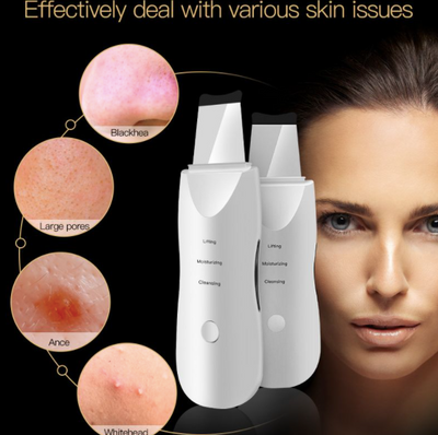 Glimpse Ultrasonic Skin épurateur | Spatule de visage 5 en 1