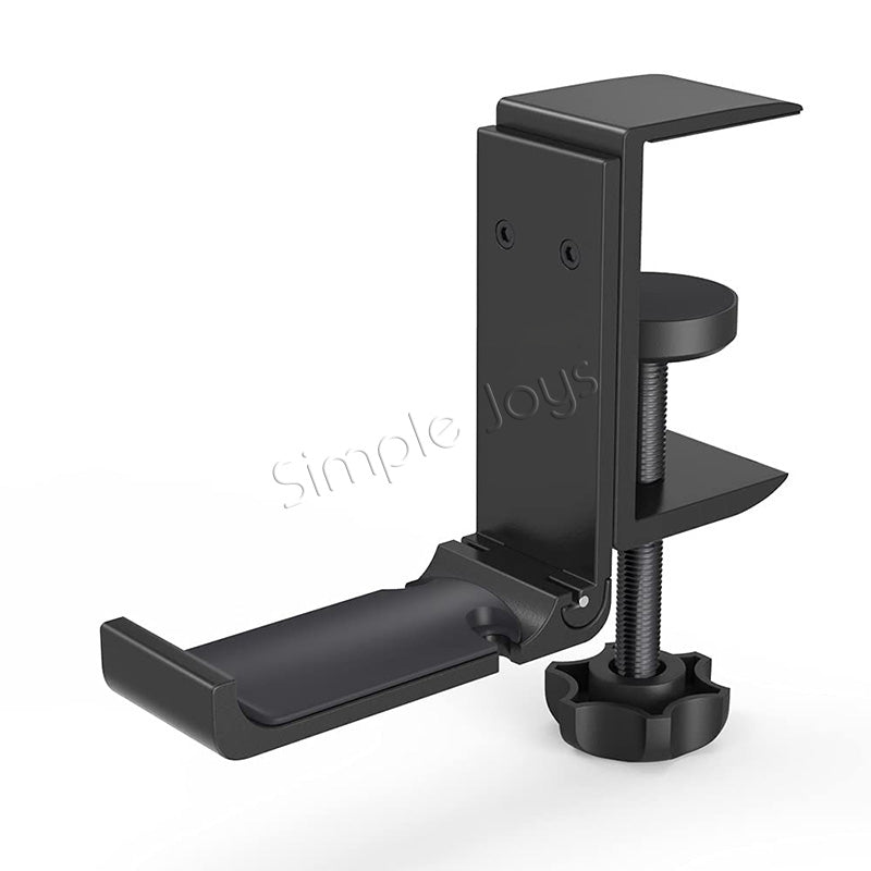 Under Desk Headphone Stand Hanger Headset Holder Clamp Earphone Hook With Built In Cable Organizer