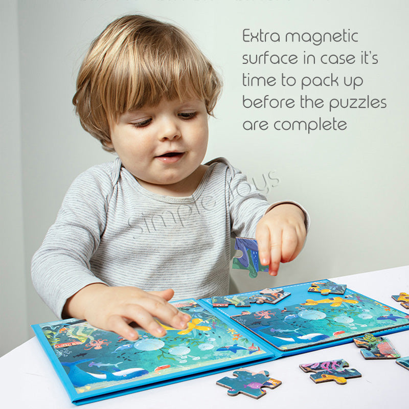 Puzzle magnétique 2 en 1 pour les enfants 40pcs Enfant Design