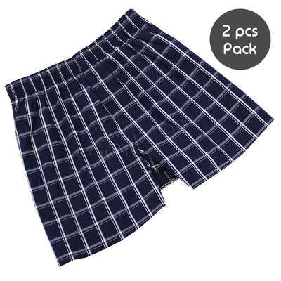 Sous-vêtements de lettre de boxeur tartan pour hommes [bundle 2pcs]