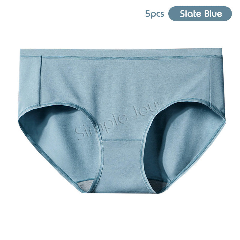 Boulequin de 5 culottes antibactériennes modales sans couture