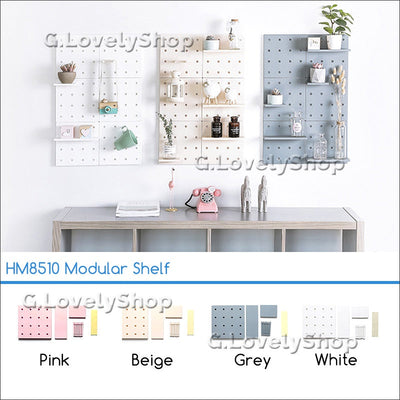 4-in-1 DIY Modular Wall Storage Display Shelf