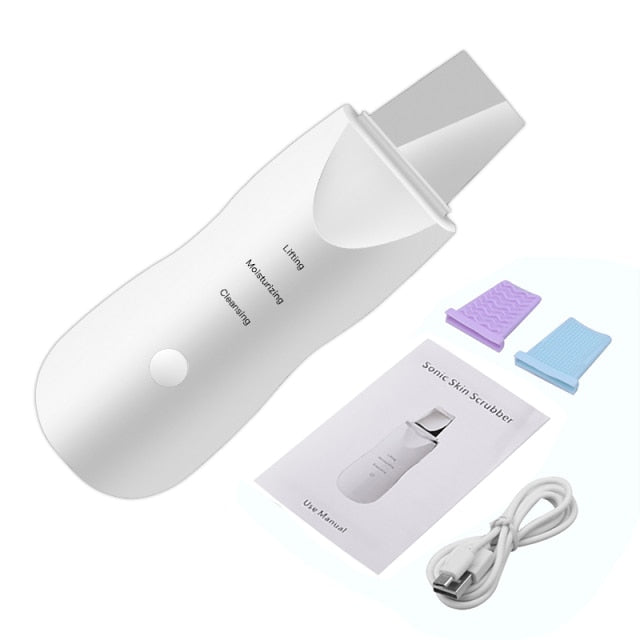 Glimpse Ultrasonic Skin épurateur | Spatule de visage 5 en 1