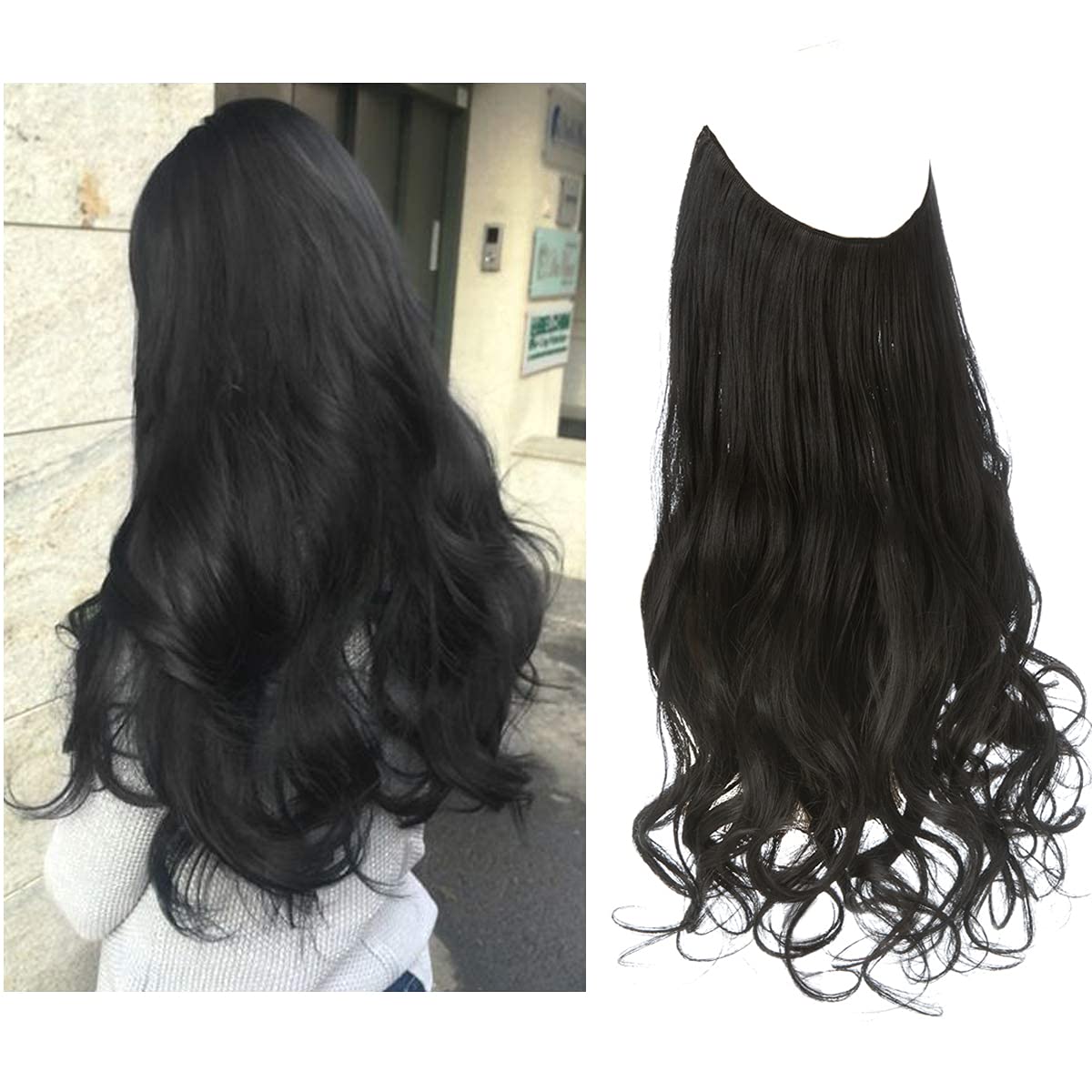 Gimpse ™ i Secret Hair Invisible Halo Hair Extensions